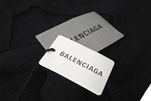 新品未使用 BALENCIAGA バレンシアガ 23SS バラクラバ ニットキャップ 719536 テスート ウール ポリエステル ブラック 中古 4c072732