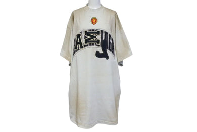 新品未使用 BALENCIAGA バレンシアガ SKATER OVERSIZED 半袖Tシャツ クラッシュダスト加工 23SS 739028 ホワイト サイズ2 中古 4c072736