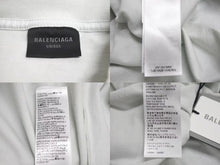Load image into Gallery viewer, 新品未使用 BALENCIAGA バレンシアガ SKATER OVERSIZED 半袖Tシャツ クラッシュダスト加工 23SS 739028 ホワイト サイズ2 中古 4c072736