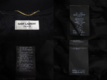 Load image into Gallery viewer, SAINT LAURENT PARIS サンローランパリ テディジャケット スタジャン 376283 ブラック ホワイト サイズ160/84Y 美品 中古 4c072749