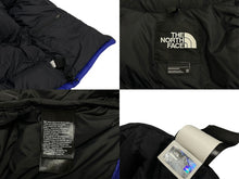 Load image into Gallery viewer, THE NORTH FACE ザ ノースフェイス Down jacket ダウンジャケット NF0A3C8D ナイロン ブラック ブルー サイズXS 美品 中古 4c072750