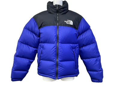 THE NORTH FACE ザ ノースフェイス Down jacket ダウンジャケット NF0A3C8D ナイロン ブラック ブルー サイズXS 美品 中古 4c072750