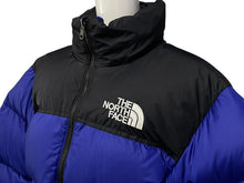Load image into Gallery viewer, THE NORTH FACE ザ ノースフェイス Down jacket ダウンジャケット NF0A3C8D ナイロン ブラック ブルー サイズXS 美品 中古 4c072750