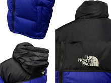 Load image into Gallery viewer, THE NORTH FACE ザ ノースフェイス Down jacket ダウンジャケット NF0A3C8D ナイロン ブラック ブルー サイズXS 美品 中古 4c072750
