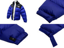Load image into Gallery viewer, THE NORTH FACE ザ ノースフェイス Down jacket ダウンジャケット NF0A3C8D ナイロン ブラック ブルー サイズXS 美品 中古 4c072750
