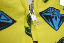 Load image into Gallery viewer, BILLIONAIRE BOYS CLUB ビリオネアボーイズクラブ DIAMOND&amp;DOLLAR FULL ZIP HOODIE ジップアップパーカー サイズM 美品 中古 4c072751