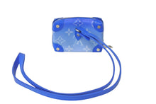 Load image into Gallery viewer, 新品同様 LOUIS VUITTON ルイヴィトン M45440 ソフトトランク ネックレス ウォレット モノグラムクラウズ ヴァージル ブルー 中古 4c072762