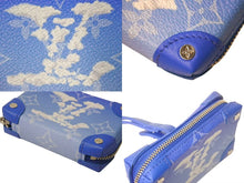 Load image into Gallery viewer, 新品同様 LOUIS VUITTON ルイヴィトン M45440 ソフトトランク ネックレス ウォレット モノグラムクラウズ ヴァージル ブルー 中古 4c072762