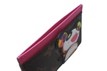 Load image into Gallery viewer, 新品未使用 LOUIS VUITTON ルイヴィトン 村上隆 LV × TM モノグラム カードケース ポルト カルト・サーンプル パンダ M13439 中古 4c072765