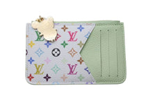 Load image into Gallery viewer, 新品未使用 LOUIS VUITTON ルイヴィトン 村上隆 LV × TM モノグラムアンプラント マルチカラー カードケース ポルト カルト・ロミー M13800 中古 4c072767