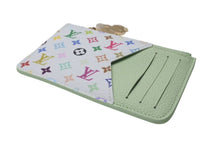 Load image into Gallery viewer, 新品未使用 LOUIS VUITTON ルイヴィトン 村上隆 LV × TM モノグラムアンプラント マルチカラー カードケース ポルト カルト・ロミー M13800 中古 4c072767