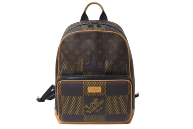 極美品 LOUIS VUITTON ルイヴィトン NIGO バックパック N40380 モノグラム ダミエ ジャイアント LVスクエアード 中古 4c072768