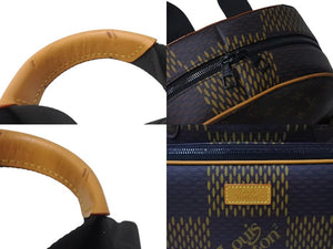 極美品 LOUIS VUITTON ルイヴィトン NIGO バックパック N40380 モノグラム ダミエ ジャイアント LVスクエアード 中古 4c072768