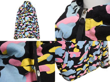 Load image into Gallery viewer, A BATHING APE アベイシングエイプ リバーシブルパーカー マルチカモ 103MT-1458 ポリエステル コットン ブラック L 美品 中古 4c072770