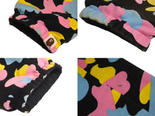 Load image into Gallery viewer, A BATHING APE アベイシングエイプ リバーシブルパーカー マルチカモ 103MT-1458 ポリエステル コットン ブラック L 美品 中古 4c072770