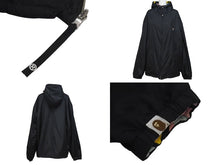 Load image into Gallery viewer, A BATHING APE アベイシングエイプ リバーシブルパーカー マルチカモ 103MT-1458 ポリエステル コットン ブラック L 美品 中古 4c072770