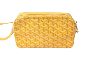 極美品 GOYARD ゴヤール カップヴェールPMバッグ ショルダーバッグ CAPVE2PMLTY50CL50P ホワイト PVC レザー 中古 4c072771