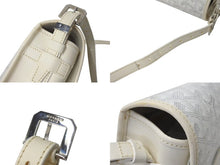 Load image into Gallery viewer, GOYARD ゴヤール ショルダーバッグ ベルヴェデールMM ヘリンボーン コーティングキャンバス ホワイト シルバー金具 美品 中古 4c072772