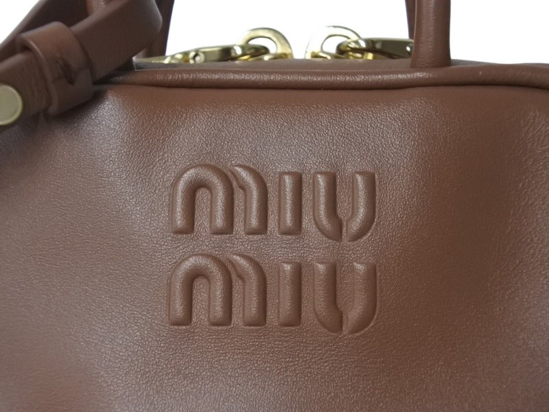 極美品 MIUMIU ミュウミュウ ハンドバッグ マイクロバッグ