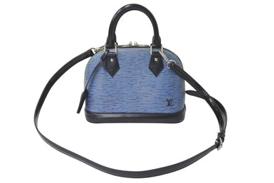 LOUISVUITTON ルイヴィトン ハンドバッグ ショルダーバッグ エピ デニム アルマBB エピレザー デニムブルー SN4162 美品 中古 4c072774