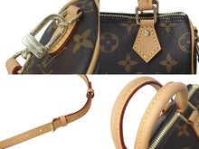Load image into Gallery viewer, 極美品 LOUIS VUITTON ルイヴィトン ナノスピーディ 2WAYショルダーバッグ M81085 モノグラムキャンバス ブラウン 中古 4c072775