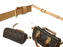 Load image into Gallery viewer, 極美品 LOUIS VUITTON ルイヴィトン ナノスピーディ 2WAYショルダーバッグ M81085 モノグラムキャンバス ブラウン 中古 4c072775