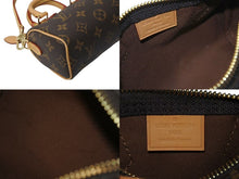 Load image into Gallery viewer, 極美品 LOUIS VUITTON ルイヴィトン ナノスピーディ 2WAYショルダーバッグ M81085 モノグラムキャンバス ブラウン 中古 4c072775