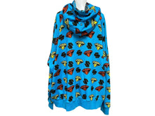 Load image into Gallery viewer, 極美品 BILLIONAIRE BOYS CLUB ビリオネアボーイズクラブ DIAMOND&amp;DOLLAR フルジップパーカー ブルー XL 中古 4c072780