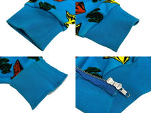 Load image into Gallery viewer, 極美品 BILLIONAIRE BOYS CLUB ビリオネアボーイズクラブ DIAMOND&amp;DOLLAR フルジップパーカー ブルー XL 中古 4c072780