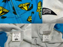 Load image into Gallery viewer, 極美品 BILLIONAIRE BOYS CLUB ビリオネアボーイズクラブ DIAMOND&amp;DOLLAR フルジップパーカー ブルー XL 中古 4c072780