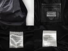 Load image into Gallery viewer, JORDAN ジョーダン TWO 3 VINTAGE LEATHER JACKET ツースリー ビンテージ レザージャケット ブラック サイズ L 美品 中古 4c072781