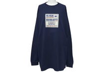 Load image into Gallery viewer, WU WEAR ウーウェア Cotton long sleeve コットンロングスリーブ サイズ XL Wu Tang Clan ネイビー 90s 美品 中古 4c072783