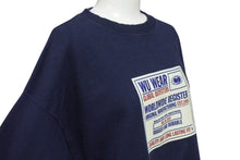Load image into Gallery viewer, WU WEAR ウーウェア Cotton long sleeve コットンロングスリーブ サイズ XL Wu Tang Clan ネイビー 90s 美品 中古 4c072783