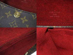 極美品 LOUIS VUITTON ルイヴィトン ソナチネ ハンドバッグ M51902 モノグラム PVC レザー ブラウン 中古 4c072793