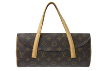 Load image into Gallery viewer, 極美品 LOUIS VUITTON ルイヴィトン ソナチネ ハンドバッグ M51902 モノグラム PVC レザー ブラウン 中古 4c072793
