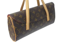 Load image into Gallery viewer, 極美品 LOUIS VUITTON ルイヴィトン ソナチネ ハンドバッグ M51902 モノグラム PVC レザー ブラウン 中古 4c072793