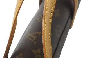 極美品 LOUIS VUITTON ルイヴィトン ソナチネ ハンドバッグ M51902 モノグラム PVC レザー ブラウン 中古 4c072793
