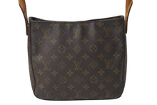 Load image into Gallery viewer, LOUIS VUITTON ルイヴィトン ルーピングMM ハンドバッグ M51146 モノグラム ゴールド金具 ブラウン 美品 中古 4c072795