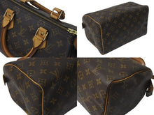 Load image into Gallery viewer, LOUIS VUITTON ルイヴィトン スピーディ25 ハンドバッグ M41109 モノグラム PVC レザー ゴールド金具 ブラウン 美品 中古 4c072796