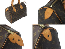 Load image into Gallery viewer, LOUIS VUITTON ルイヴィトン スピーディ25 ハンドバッグ M41109 モノグラム PVC レザー ゴールド金具 ブラウン 美品 中古 4c072800