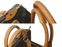 Load image into Gallery viewer, LOUIS VUITTON ルイヴィトン スピーディ25 ハンドバッグ M41109 モノグラム PVC レザー ゴールド金具 ブラウン 美品 中古 4c072800