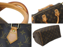 Load image into Gallery viewer, LOUIS VUITTON ルイヴィトン スピーディ25 ハンドバッグ M41109 モノグラム PVC レザー ゴールド金具 ブラウン 美品 中古 4c072800