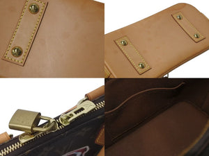 LOUIS VUITTON ルイヴィトン アルマBB ワールドツアーステッカー ハンドバッグ M43230 ショルダー 2WAY モノグラムキャンバス 美品 中古 4c072802