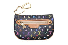 Load image into Gallery viewer, 新品未使用 LOUISVUITTON ルイヴィトン ポシェットMM 小銭入れ コインケース M60031 ブラック マルチカラー 中古 4c072805