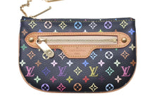 Load image into Gallery viewer, 新品未使用 LOUISVUITTON ルイヴィトン ポシェットMM 小銭入れ コインケース M60031 ブラック マルチカラー 中古 4c072805