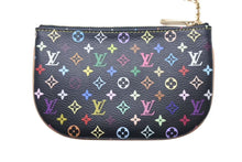 Load image into Gallery viewer, 新品未使用 LOUISVUITTON ルイヴィトン ポシェットMM 小銭入れ コインケース M60031 ブラック マルチカラー 中古 4c072805
