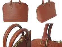 Load image into Gallery viewer, Louis Vuitton ルイヴィトン アルマ M52143 ハンドバッグ エピレザー ゴールド金具 ケニアブラウン 美品 中古4c072823