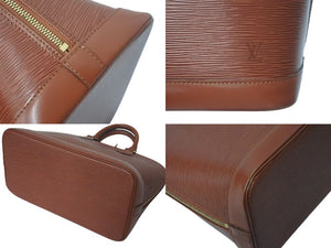 Louis Vuitton ルイヴィトン アルマ M52143 ハンドバッグ エピレザー ゴールド金具 ケニアブラウン 美品 中古4c072823