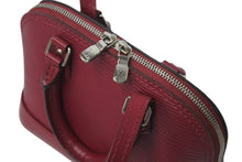 Load image into Gallery viewer, 極美品 LOUIS VUITTON ルイヴィトン エピ アルマBB 2WAY バッグ M40851 フューシャ 赤紫 ショルダーバッグ ハンドバッグ レザー シルバー金具 中古 4c072825