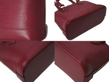 Load image into Gallery viewer, 極美品 LOUIS VUITTON ルイヴィトン エピ アルマBB 2WAY バッグ M40851 フューシャ 赤紫 ショルダーバッグ ハンドバッグ レザー シルバー金具 中古 4c072825